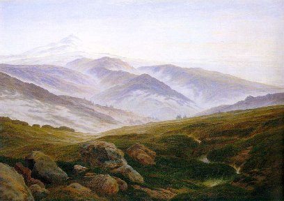 Каспар Давид Фридрих. Воспоминания об Исполиновых горах. 1835 г.