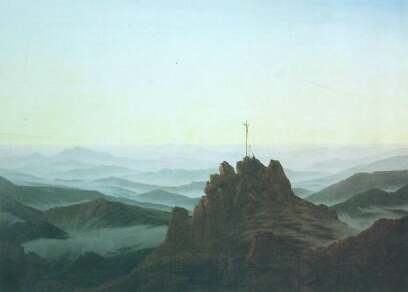 Каспар Давид Фридрих. Утро в Ризенгебирге. 1810-1811 гг.