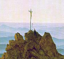 Каспар Давид Фридрих. Утро в Ризенгебирге (фрагмент). 1810-1811 гг.