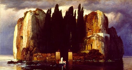 Арнольд Бёклин. Остров мертвых. 1886 г.
