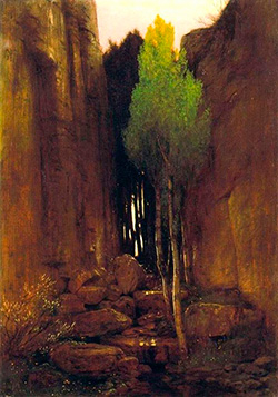 Арнольд Бёклин. Весна в узком ущелье. 1881 г.