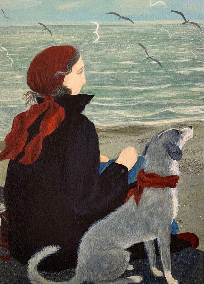 Dee Nickerson. Playing Ball (Dog)