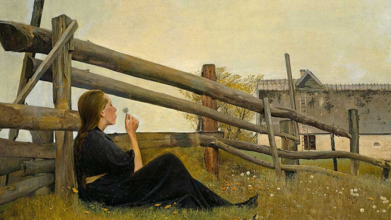 Лауриц Андерсен Ринг.  In the Month of June, 1899